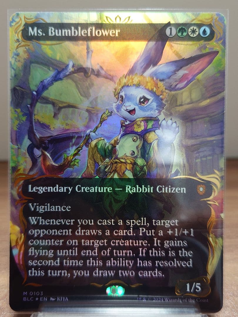 d*f様 MTG BLC バンブルフラワー夫人 レイズドFoil 英語