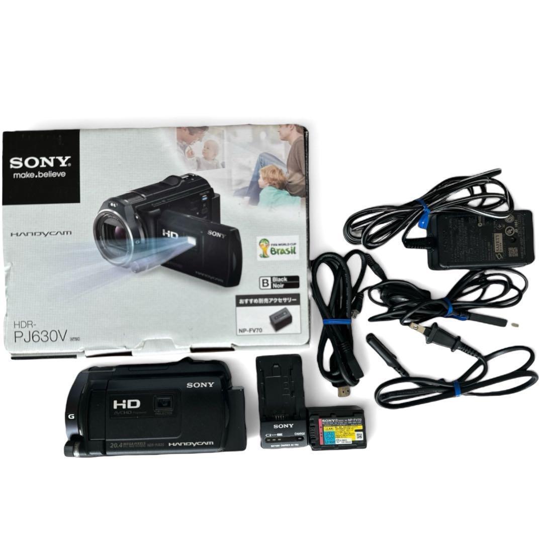 enjoySONY HDR-PJ630Vデジタルビデオバッテリーセット付