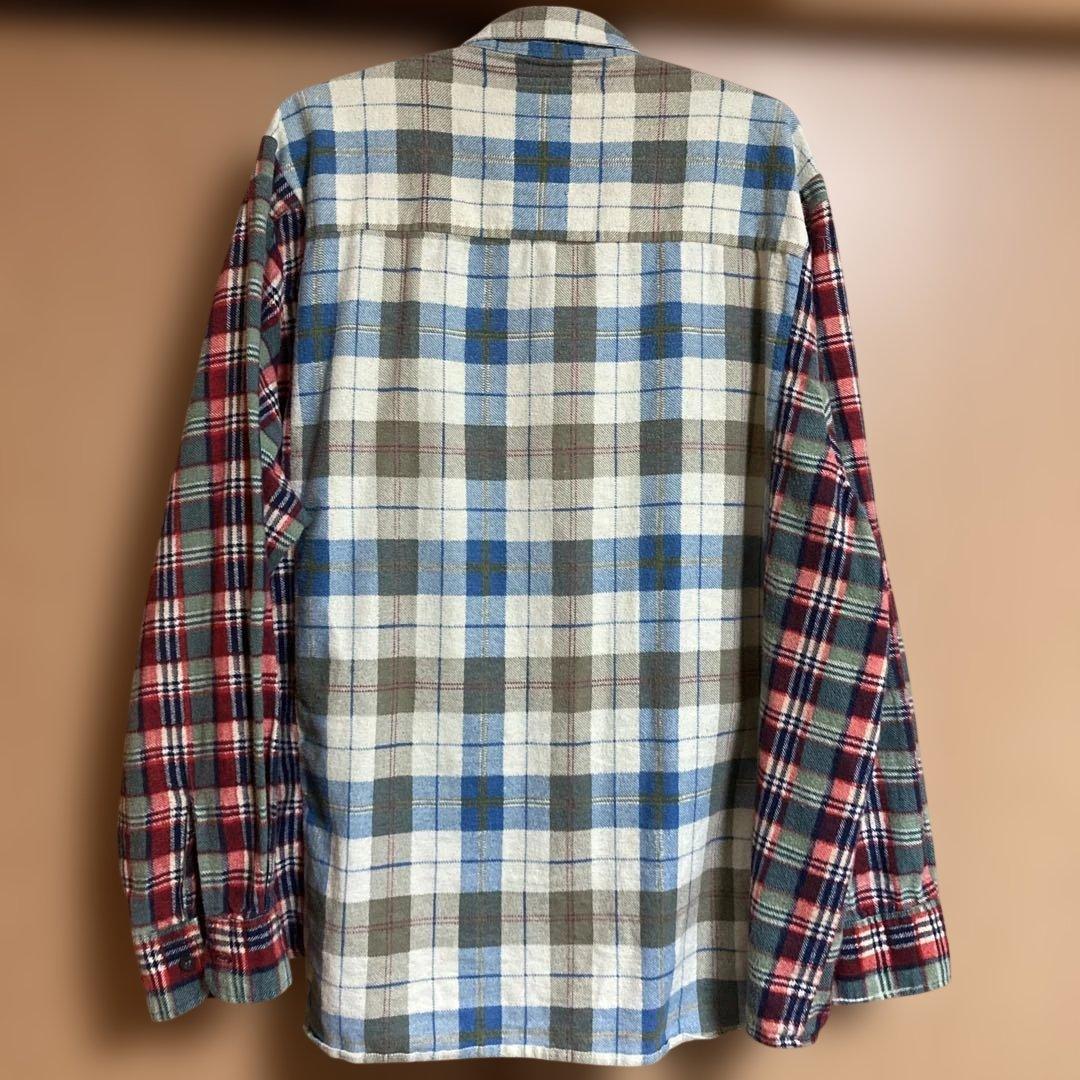 Rebuild by Needles プリントネルシャツ　プリネル