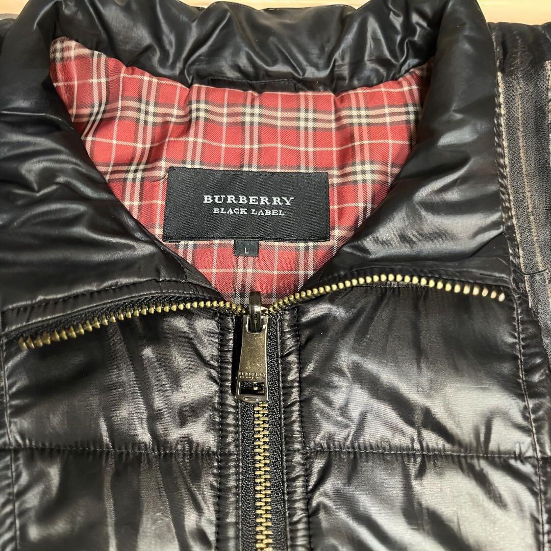 BURBERRY キルティングダウン ブラック L 短丈 Y2K