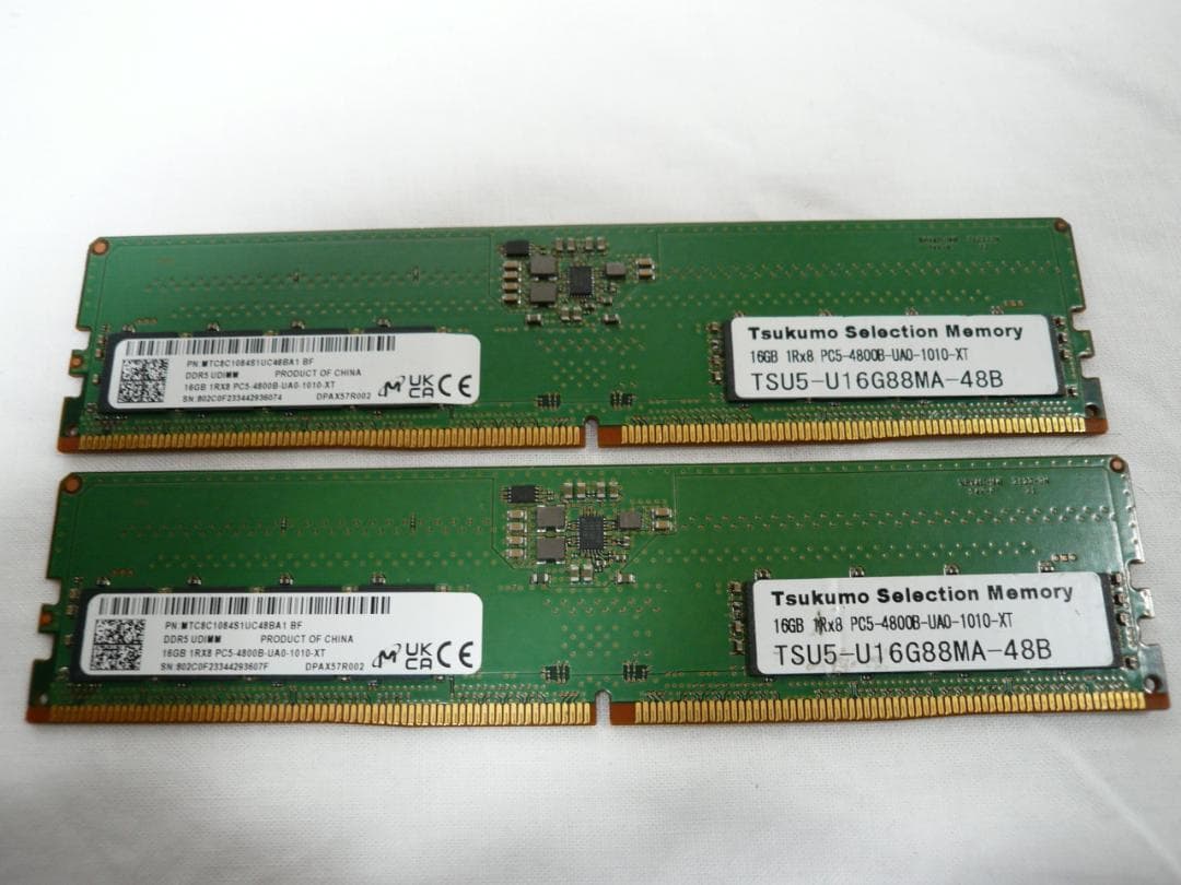 DDR5 32GB PC5-38400 PC5-4800 ②