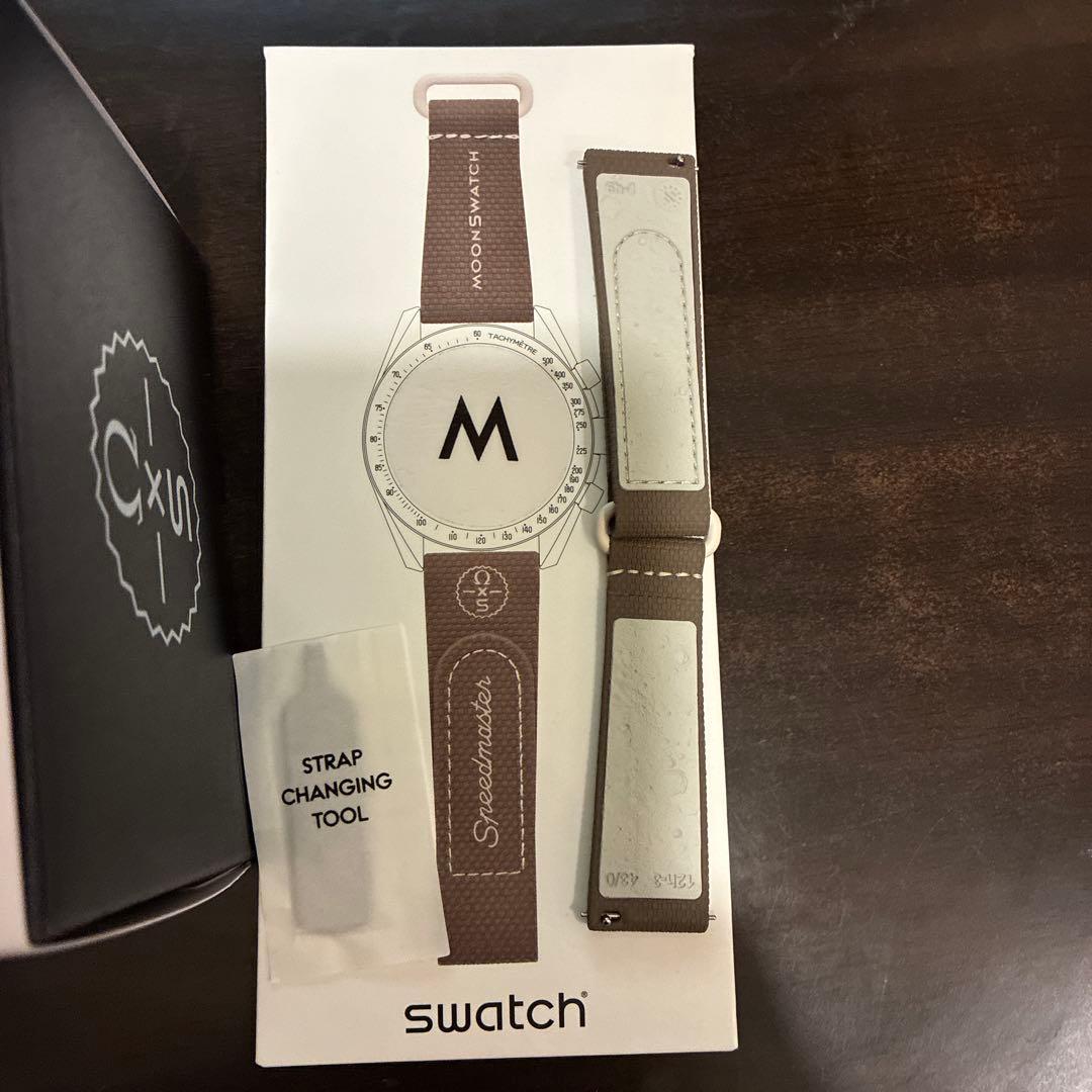 新品オメガスウォッチMISSION ONEARTHDESERTラバーストラップ付