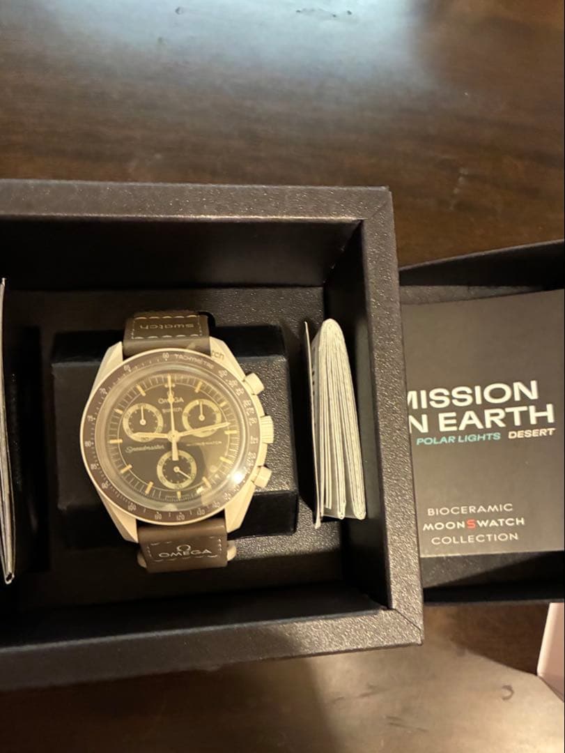 新品オメガスウォッチMISSION ONEARTHDESERTラバーストラップ付