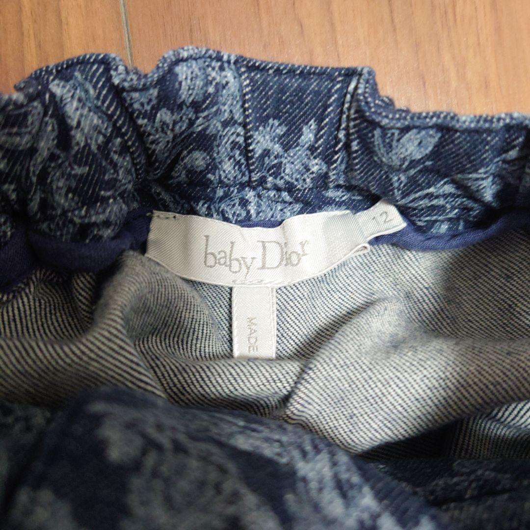 baby Dior トワルドジュイ デニムジャンスカ 12M