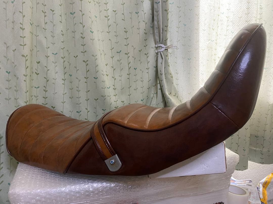 レア NEW ZRX400 20cm 茶色二色 チョビ三 シート ZRXⅡ 三段