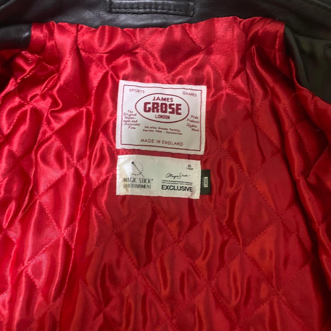 【美品】magic stick James grose ダブルライダース