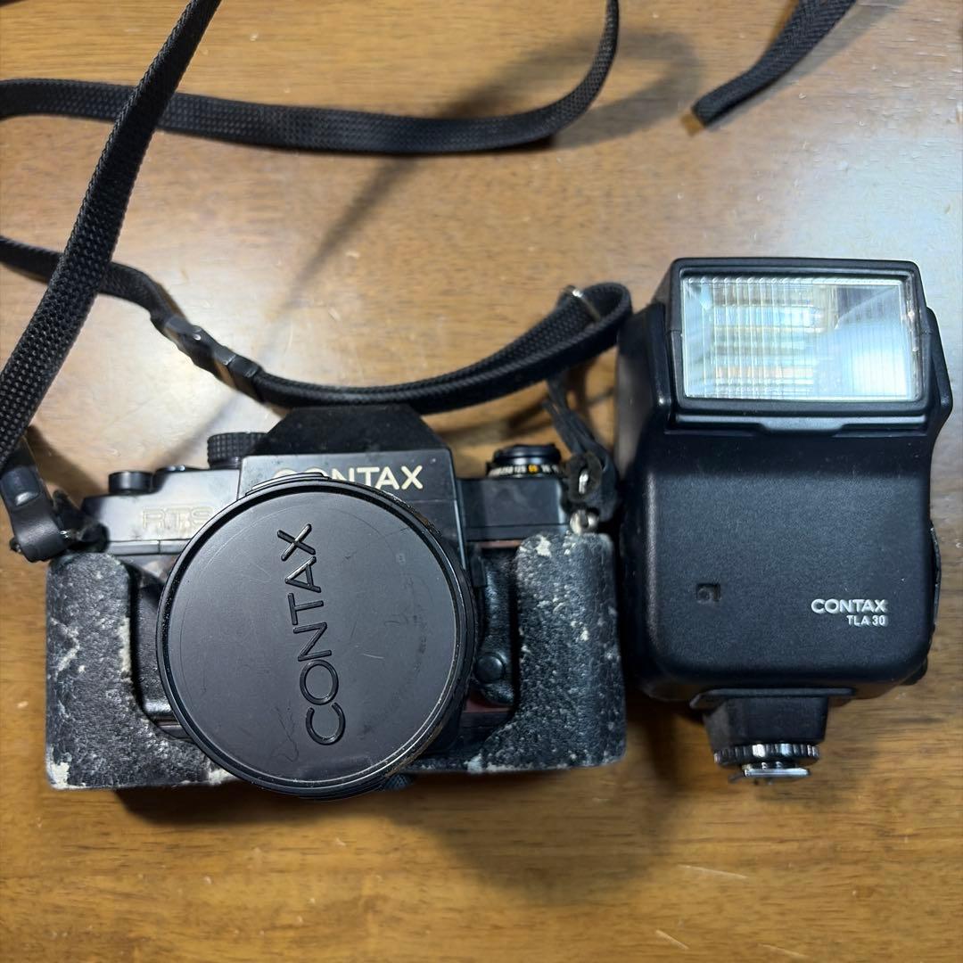 RTS一眼レフフィルムカメラ　コンタックスTLA30ストロボ