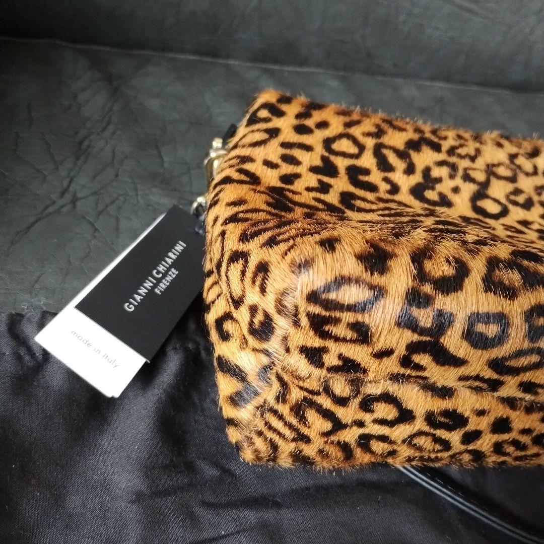 GIANNI CHIARINI レオパード バッグ