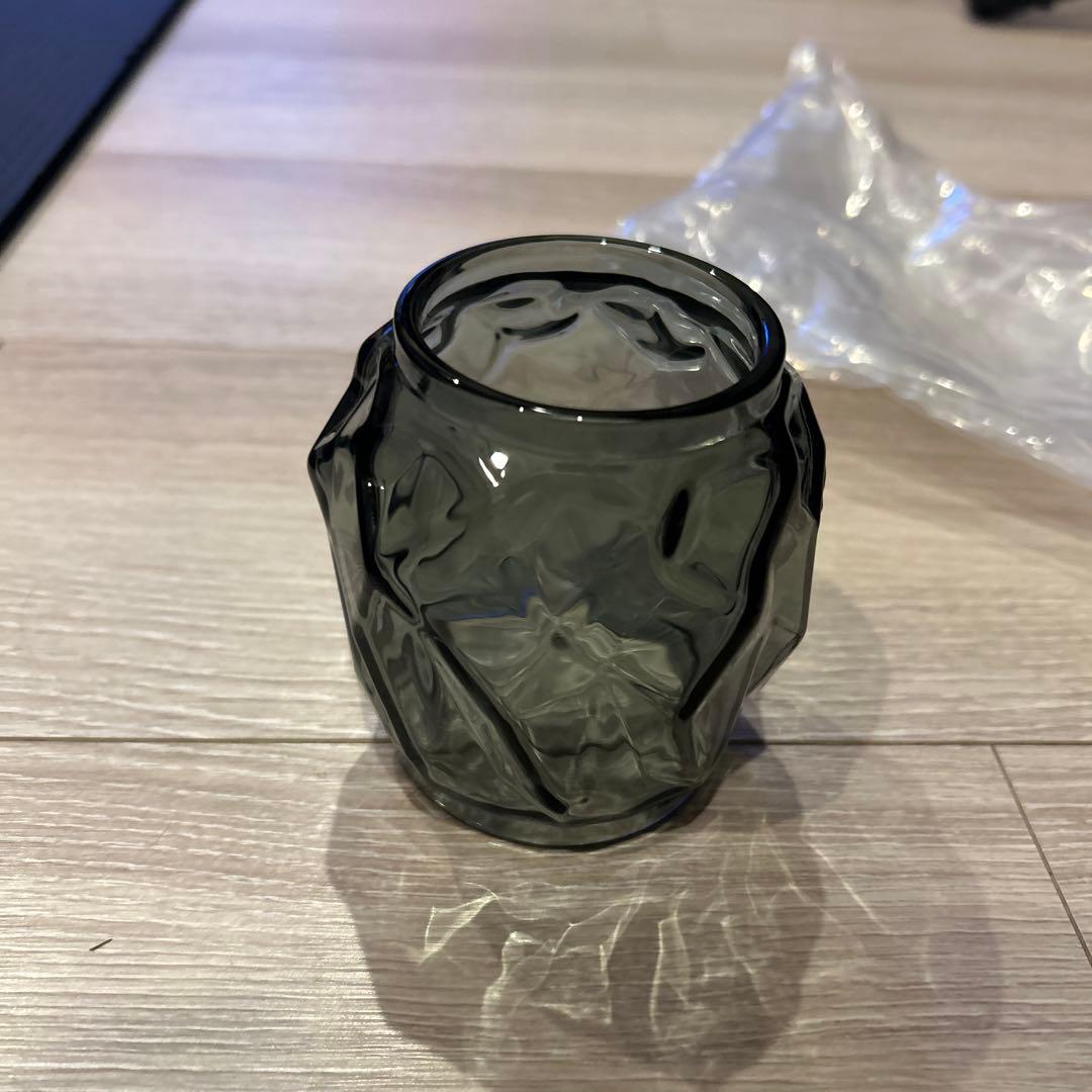 イワタデンキ クラッシュアイス グレー ランタン ホヤ