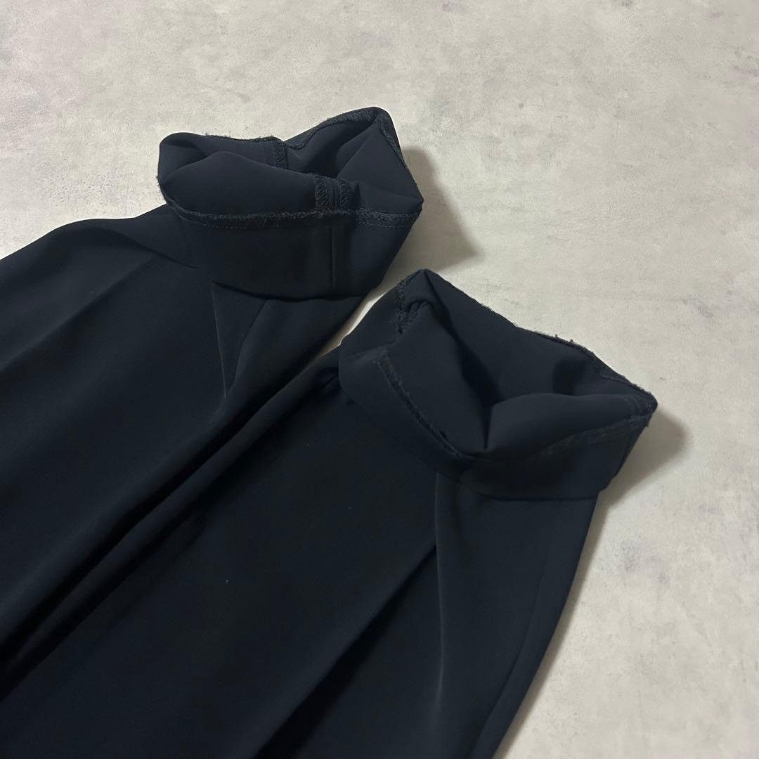 美品✨PLST スーツ セットアップ ノーカラー パンツ 1B 洗える XL