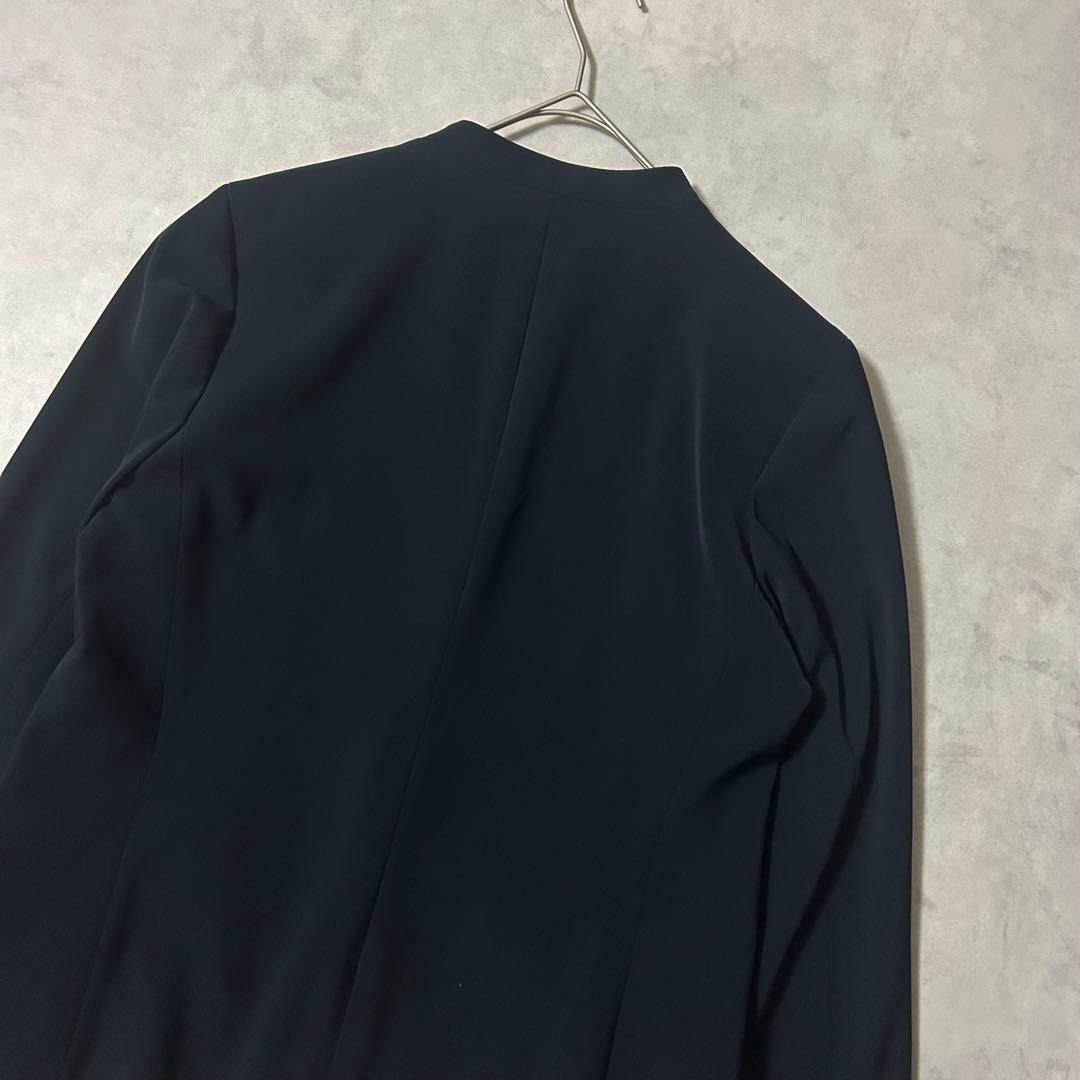 美品✨PLST スーツ セットアップ ノーカラー パンツ 1B 洗える XL