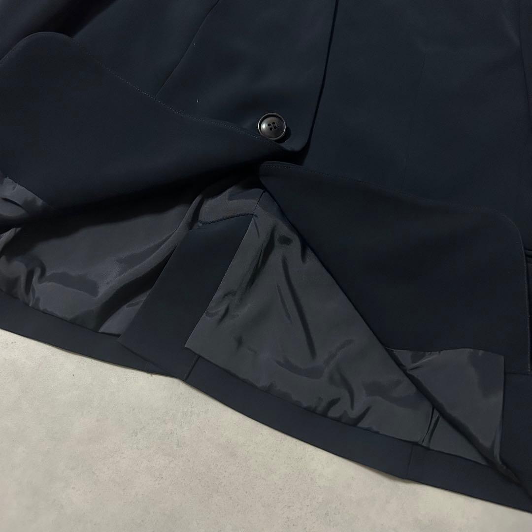 美品✨PLST スーツ セットアップ ノーカラー パンツ 1B 洗える XL