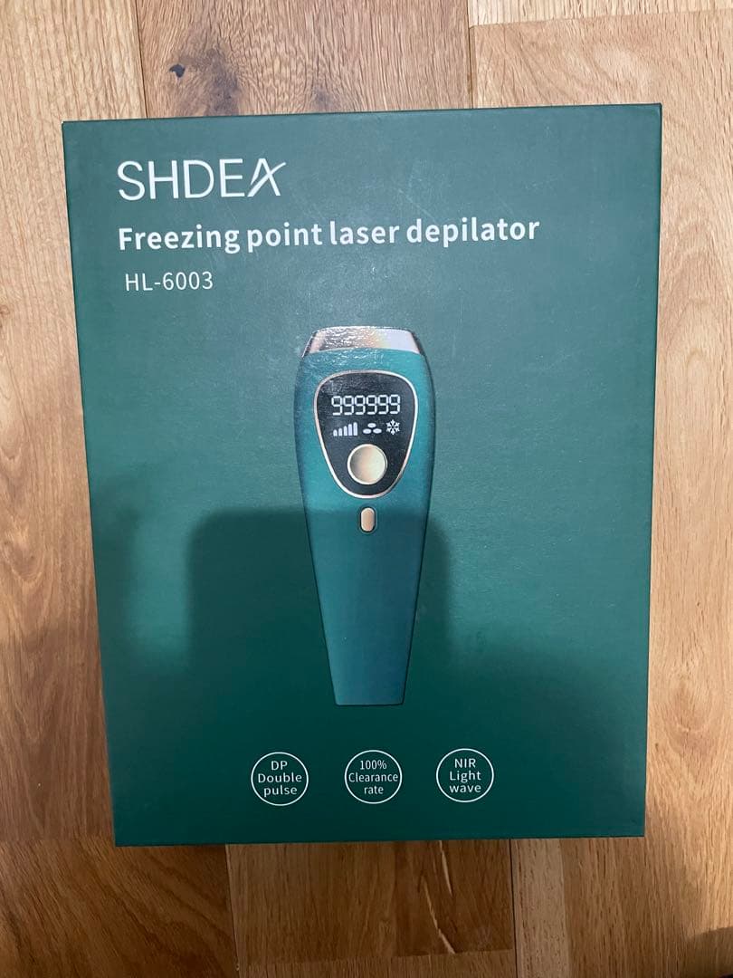 脱毛器 全身脱毛 99万発照射 冷却機能付き 家庭用 5段階レベル調節 説明書付