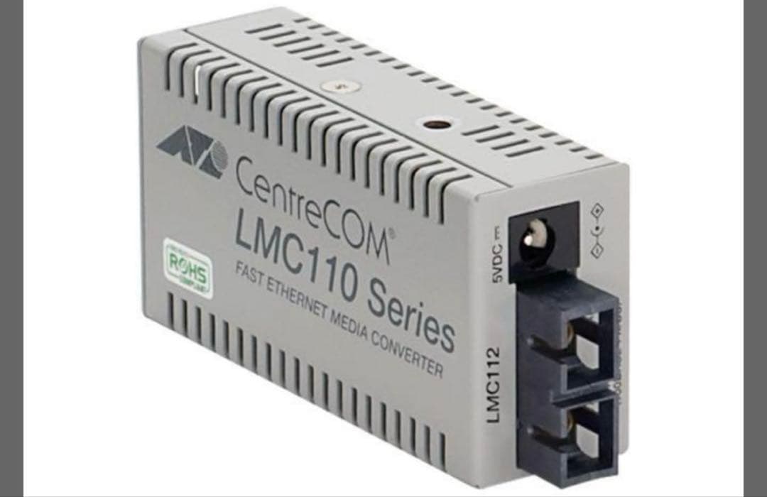 アライドテレシス　メディアコンバーターcentreCOM LMC112 （2台）