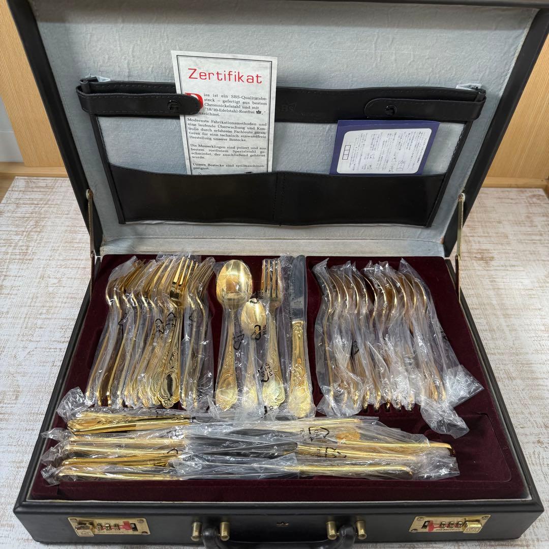 SBS社製　Solingen カトラリーセット （23/24K純金P）ディナー
