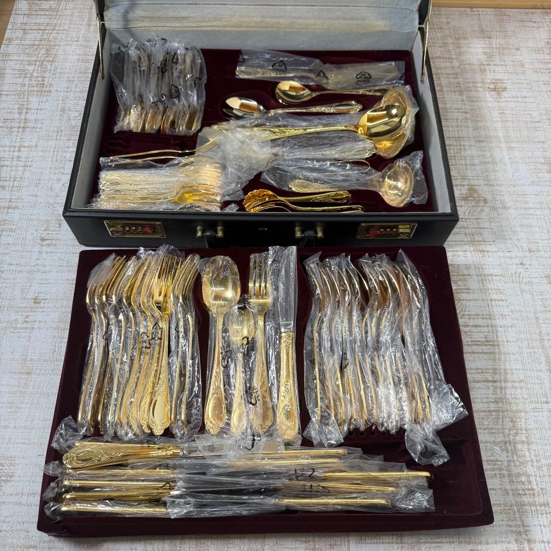SBS社製　Solingen カトラリーセット （23/24K純金P）ディナー