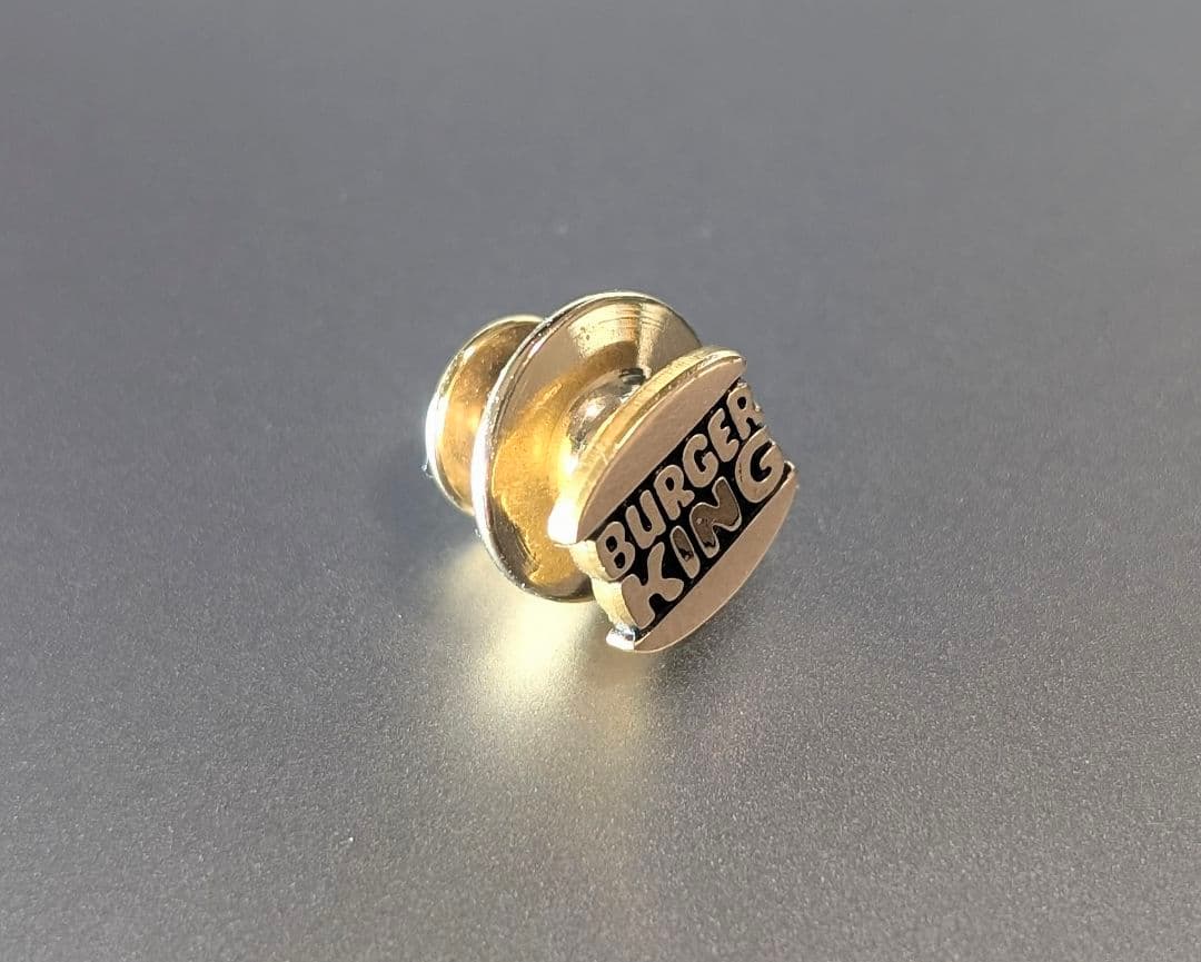 BURGER KING バーガーキング ハンバーガー ピンバッジ ロゴ