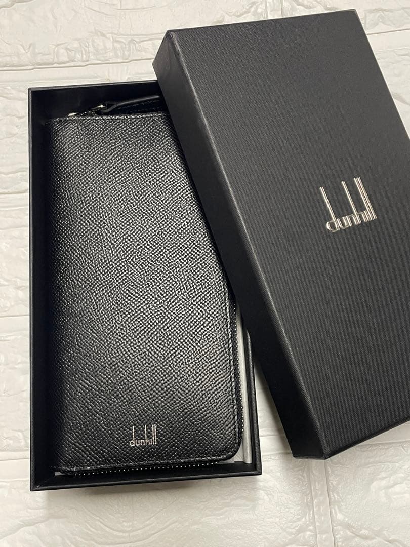 【未使用】dunhillダンヒル ラウンドファスナー　長財布　❤︎