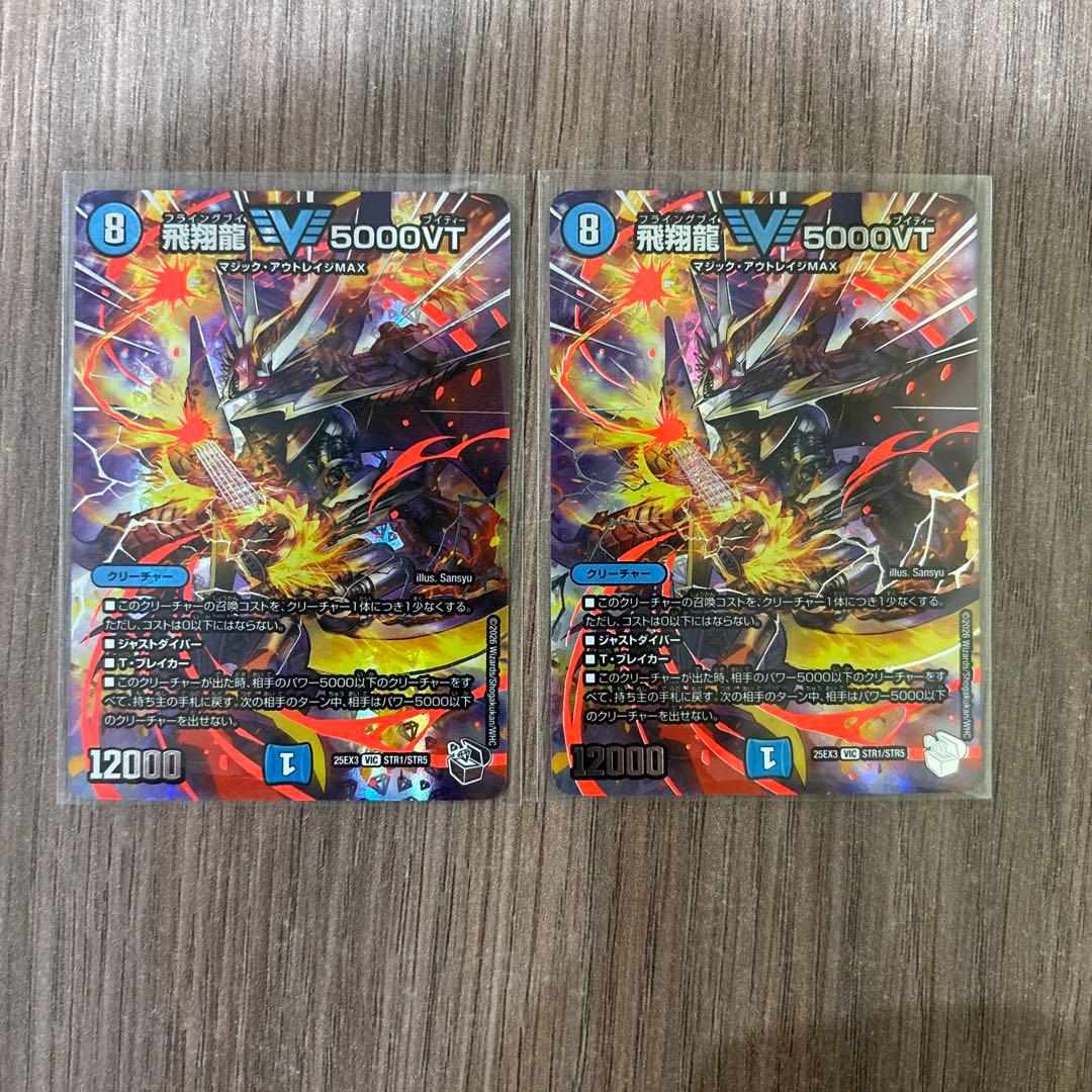 デュエマ　飛翔龍　5000vt 超銀トレジャー　2枚セット