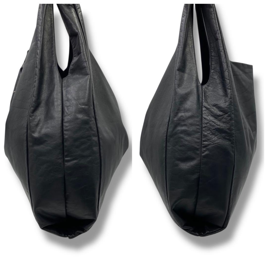 美品 マルジェラ ショッパーレザー バッグ レザー archive レディース