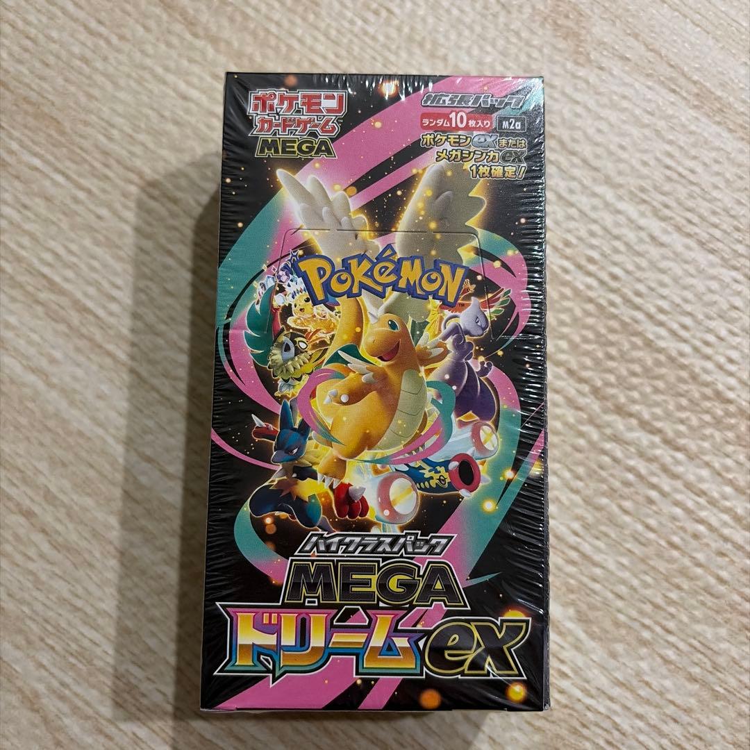 新品未開封 シュリンク付き ポケモンカード MEGAドリームex 1BOX