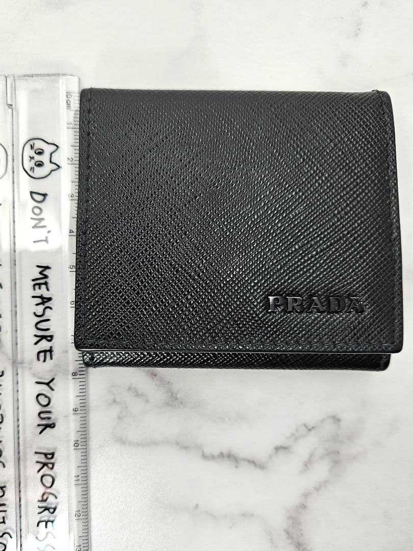 PRADA プラダ サフィアーノレザー ケース ブラック