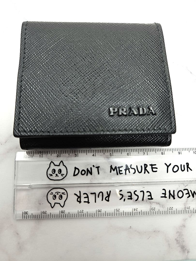 PRADA プラダ サフィアーノレザー ケース ブラック