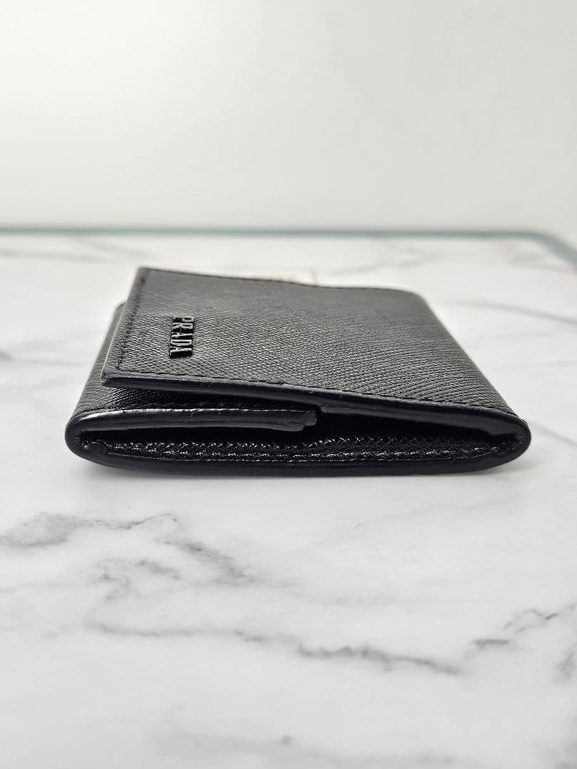 PRADA プラダ サフィアーノレザー ケース ブラック