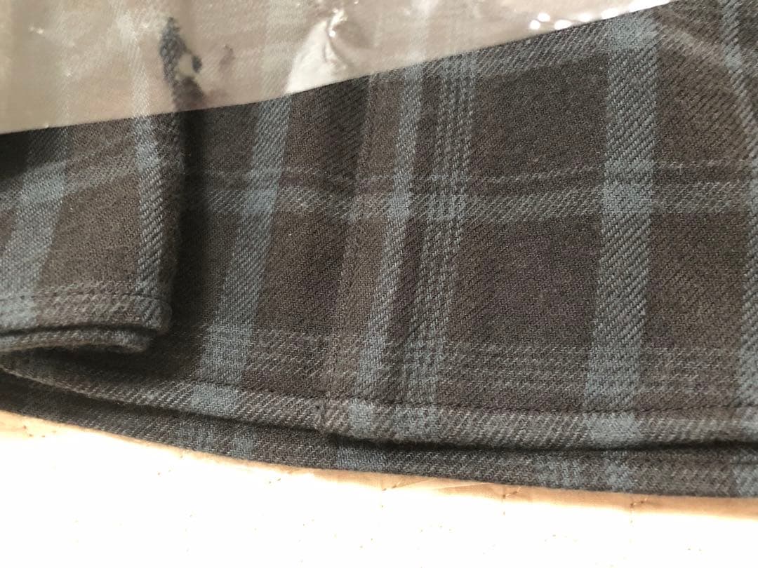 Steven Alan ネル マドラスチェック オープンカラー シャツ BOX