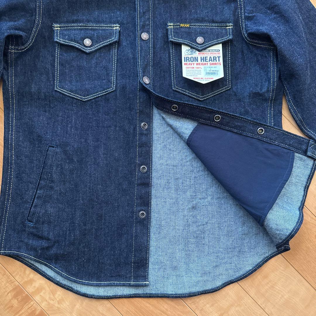IRON HEART アイアンハート　CPOデニムシャツジャケット　16oz
