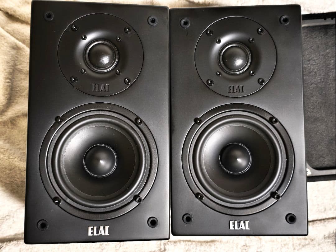 良品 ELAC エラック BS72 ブックシェルフスピーカー スタンド付き