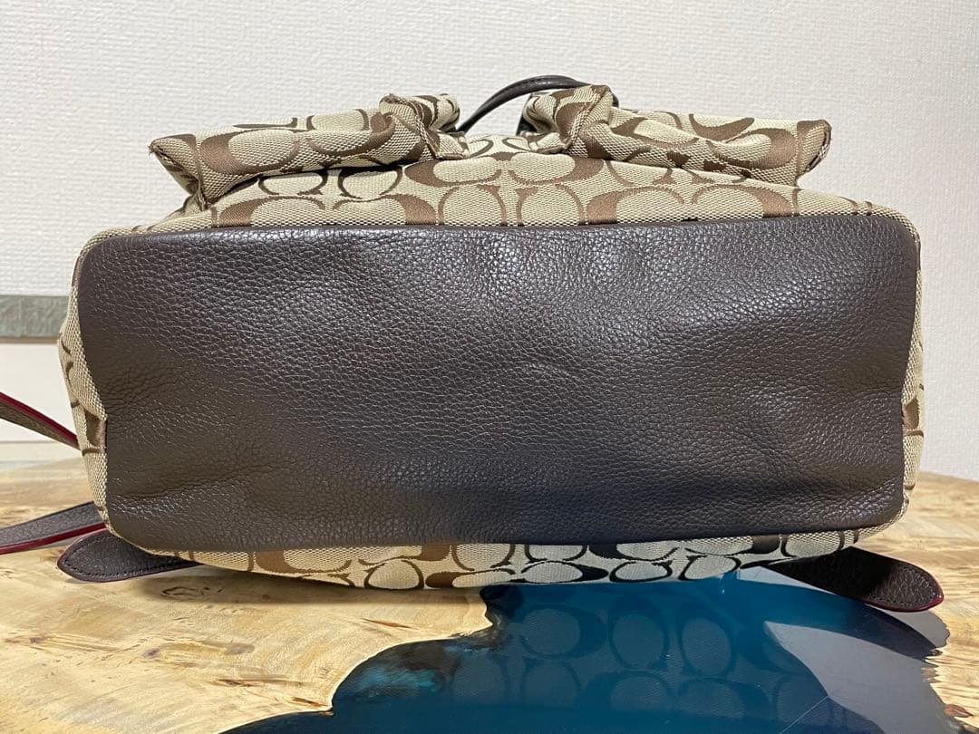 COACH コーチ F37476 シグネチャー リュック 美品