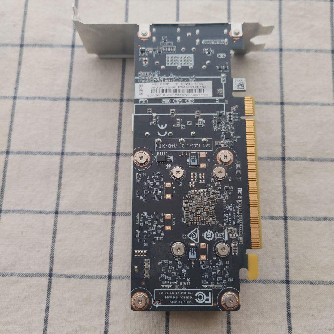 グラフィックボード・グラボ・ビデオカード ZOTAC GeForce GTX1650 LP 4GB GDDR6