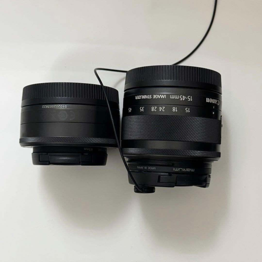 【期間限定値下げ】Canon EOS Kiss M ダブルレンズキット