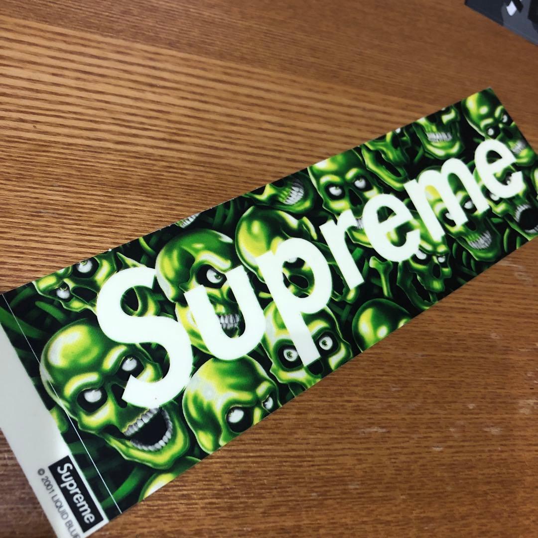 supreme people's BOX LOGOステッカー