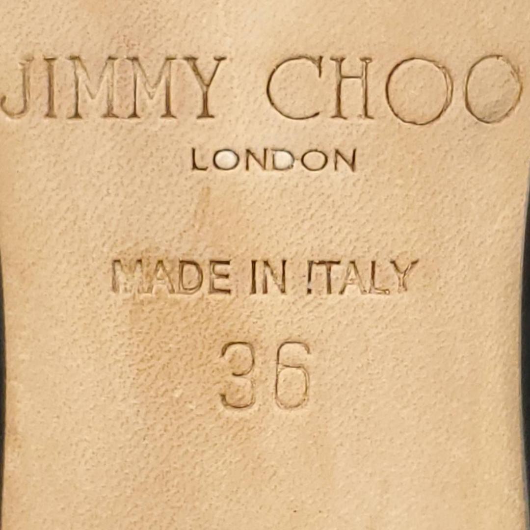 ジミーチュウ　美品　ポインテッド　エナメル　パテントレザー　裏張り済　EU36