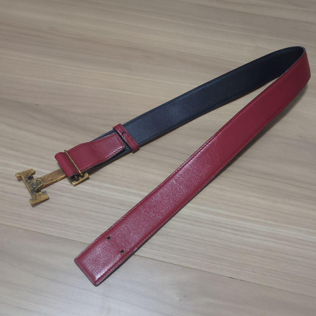 b*y様 エルメス　バーガンディ バックルベルト