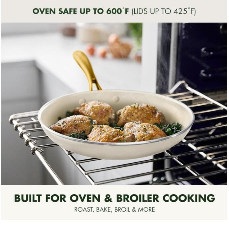 GreenPan調理器具12点セット セラミック製 蓋付き鍋&フライパン