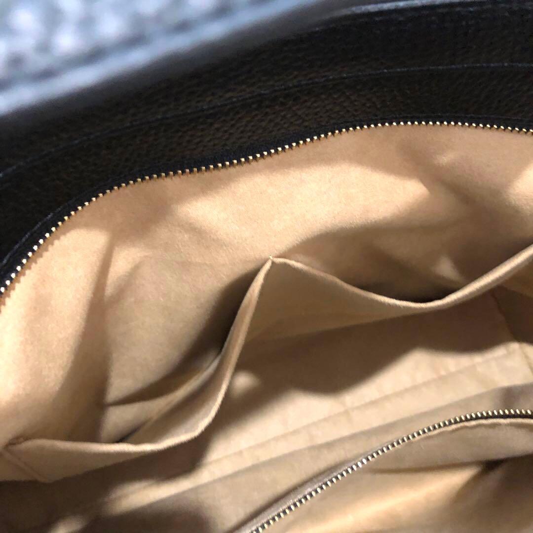 新品同様✨ハッシュタグ レザー　トートバッグ ブラック