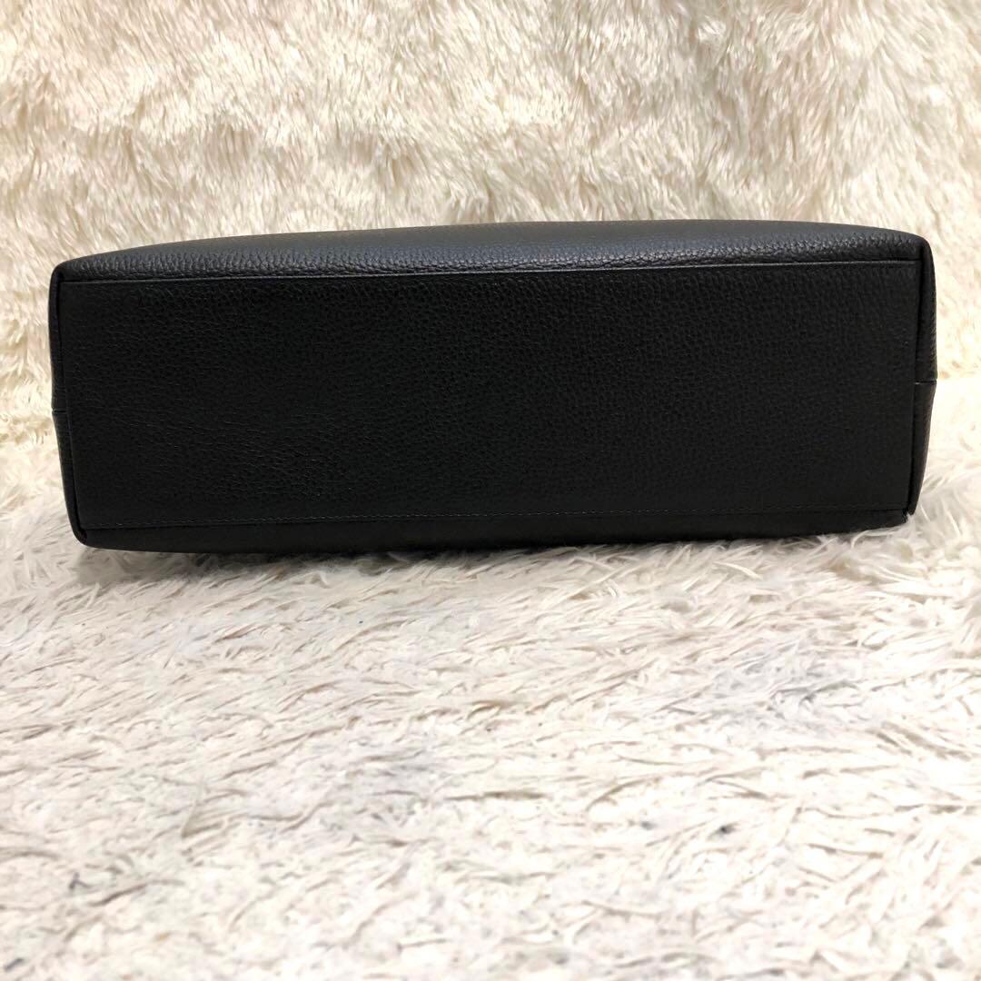 新品同様✨ハッシュタグ レザー　トートバッグ ブラック