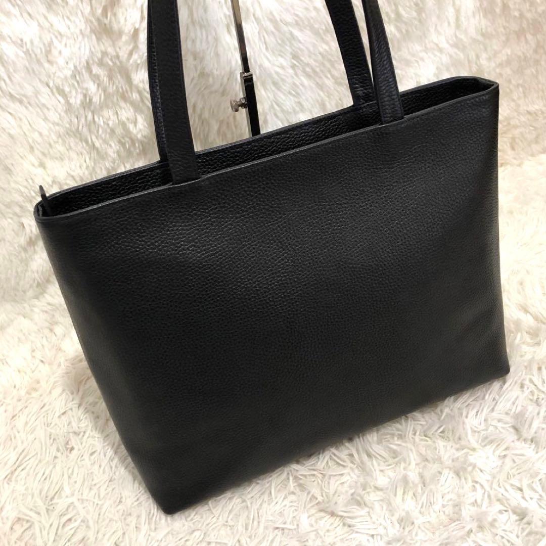 新品同様✨ハッシュタグ レザー　トートバッグ ブラック