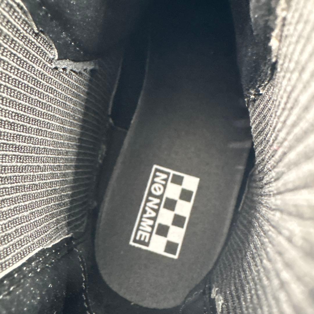 専用✨ノーネーム 厚底 サイドゴアブーツ【38】24cm ブラック