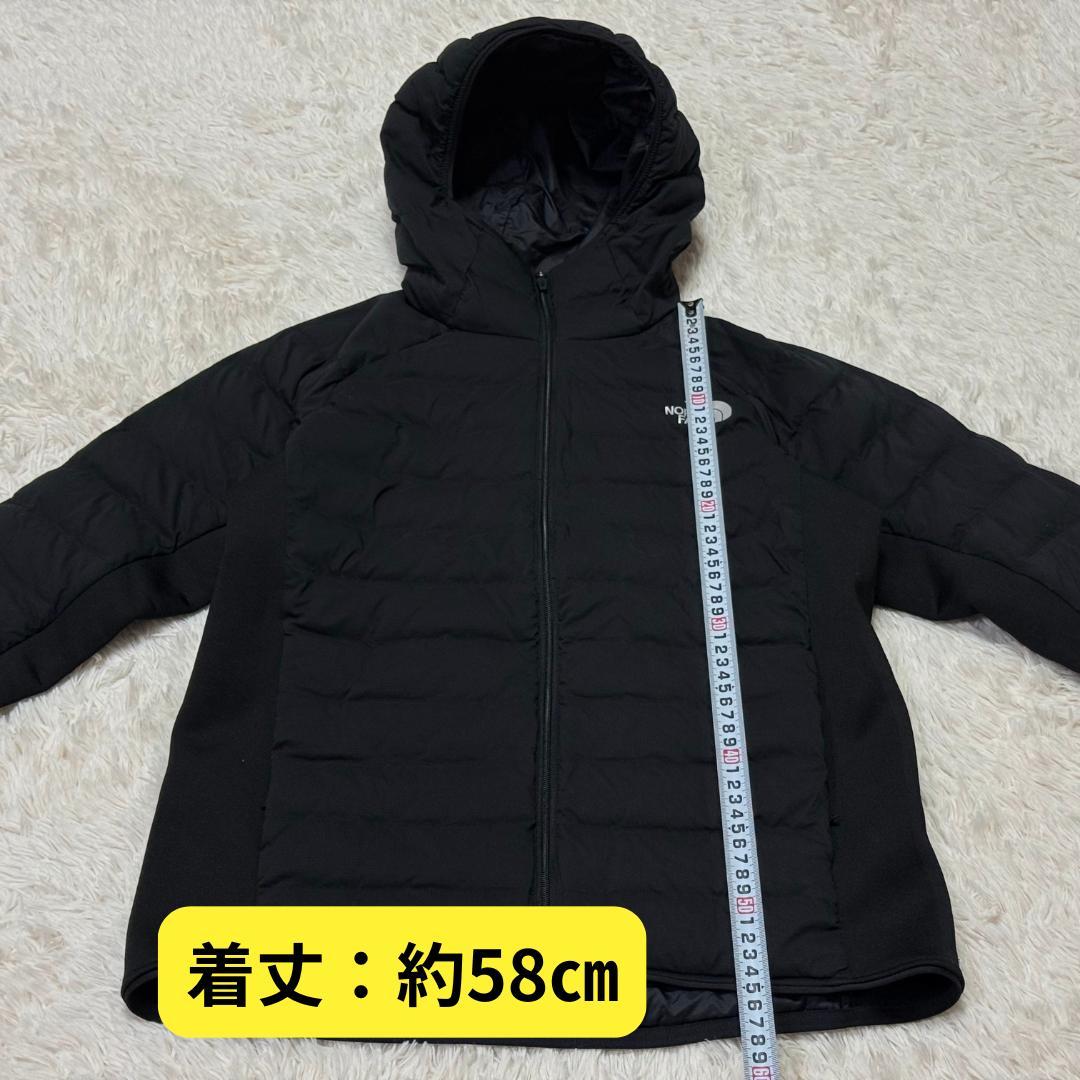 ⭐ほぼ新品　ノースフェイス レッドランフーディ 黒　女性 M　撥水 防寒 保温