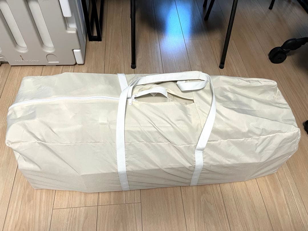 Aprica ココネルエアー AB ホワイトグレー　ベビーベッド