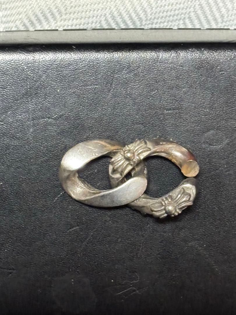 クロムハーツ　フローラルクロスIDファンシーリンク ブレスレット　2コマ