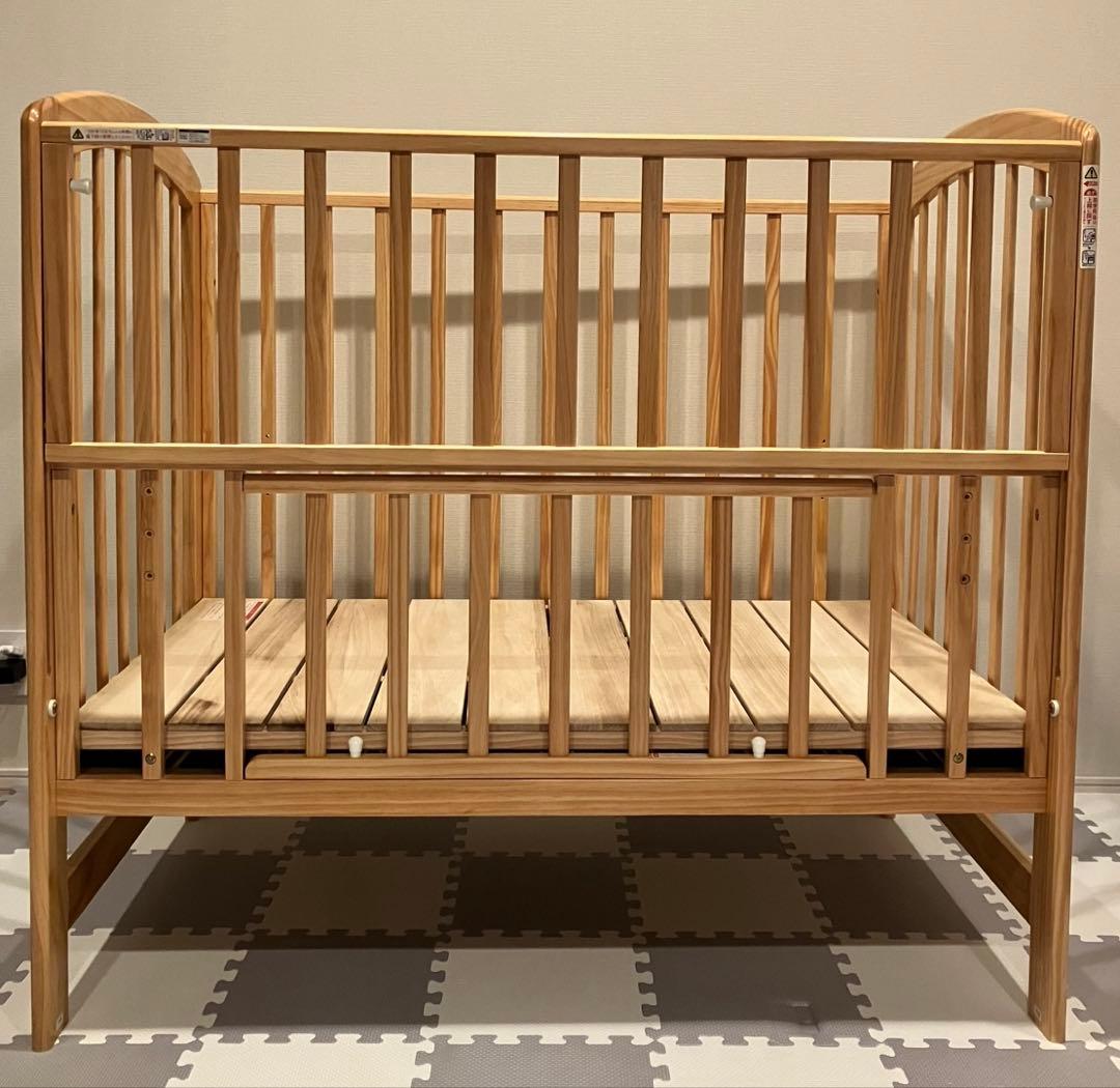 【限定】カトージ ハイポジション ベビーベッド