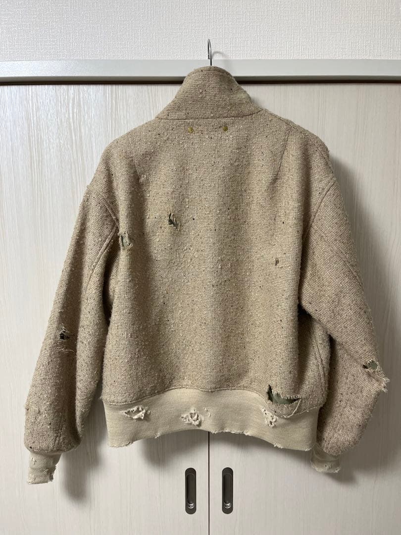 ジャケット・アウター 24AW anachronorm DAMAGED TWEED DRIZZLER