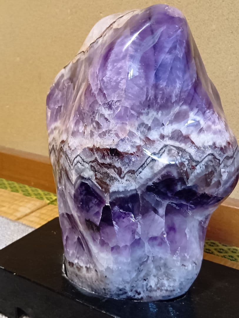 ‼️最終値下げ16000円‼️シェブロンアメジスト原石、メノウ2点セット‼️