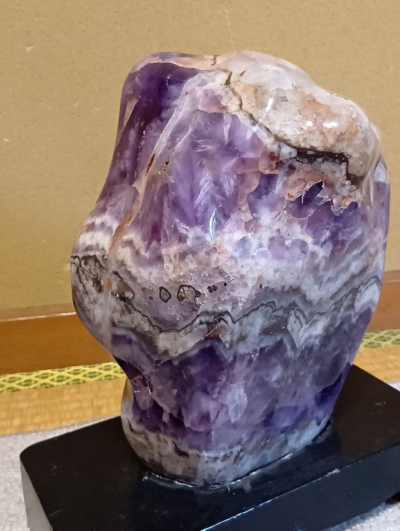 ‼️最終値下げ16000円‼️シェブロンアメジスト原石、メノウ2点セット‼️