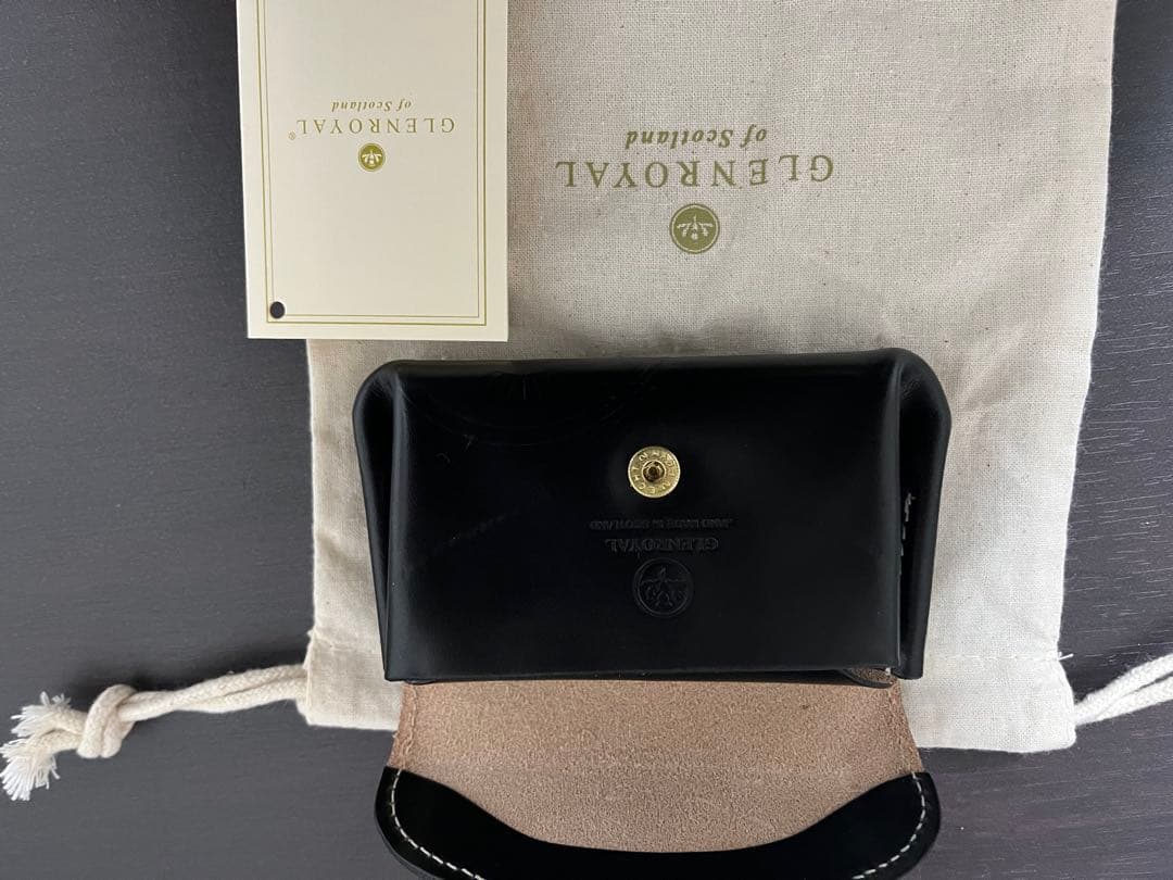 GLEN 黒 レザー ケース